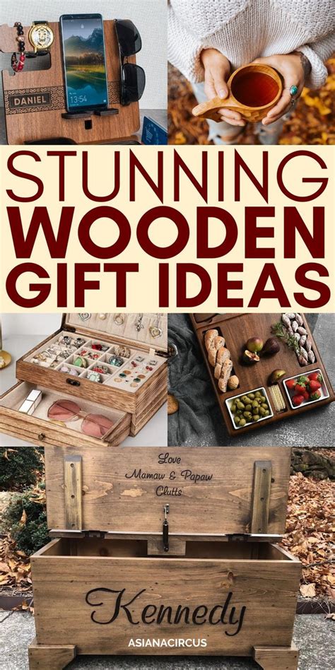 Explore creative and thoughtful unique wood gift ideas for him & her ...