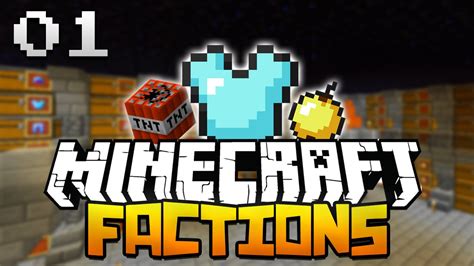 Minecraft Factions Server Lets Play Episode 1 FIRST EVER RAID