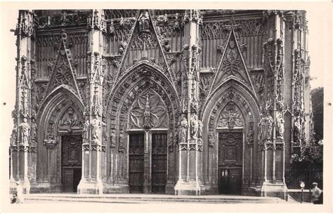 Abbeville 80 ABBEVILLE PORTAILS DE L EGLISE SAINT VULFRAN Carte