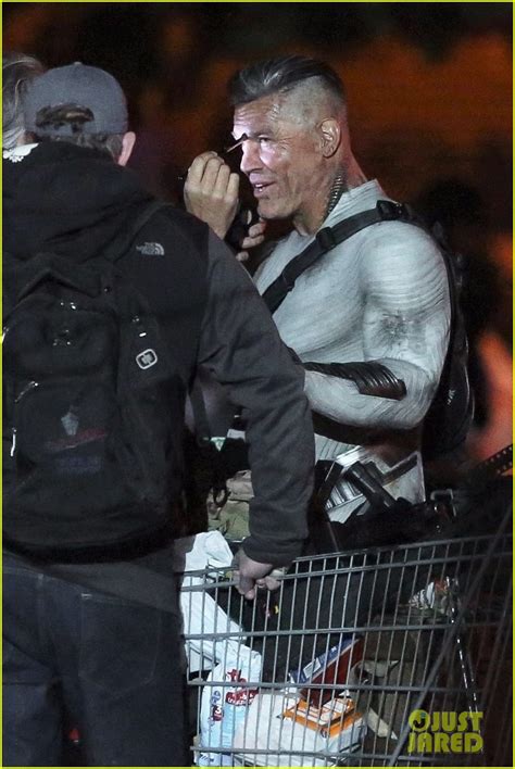 Josh Brolin Films Deadpool 2 In His Skin Tight Cable Costume Photo 3968062 Josh Brolin