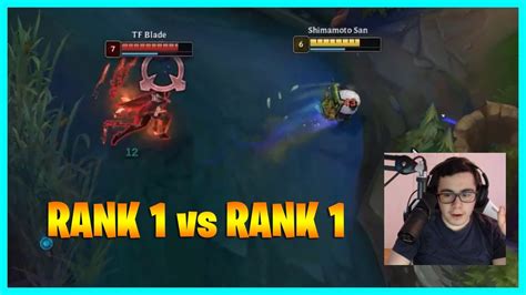 Rank 1 Top Laner NA Vs Rank 1 Teemo NA TF Blade Vs Ipav999 LoL