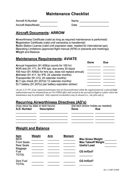 Lighting Maintenance Checklist Pdf Fill Out And Sign Online Dochub