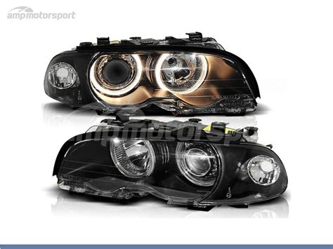 FAROS DELANTEROS OJOS DE ANGEL PARA BMW SERIE 3 E46 COUPE CABRIO