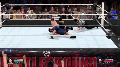 Wwe K John Cena Vs Kevin Owens Battleground Wwe United