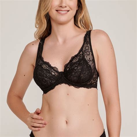 Sutiã Sem Bojo Push Up em Renda New Preto Jescri Lingerie de qualidade e fabricação própria