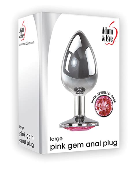 Evolved Novelties ADAM EVE PINK GEM ANAL PLUG LARGE ENAEWF45862