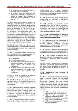 Nt Gas Liquefeito De Petroleo Parte Manipulacao Utilizacao E