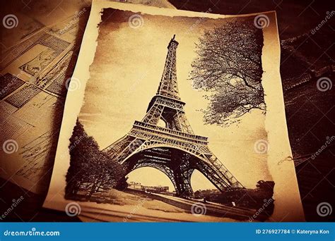 Eifel Tower In Paris Generative Ai Illustration Showcasing The Beauty