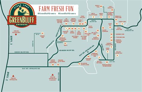 Green Bluff Growers Map 2022 – Knapp's U-Pick Farm