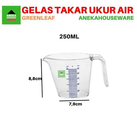 Jual Gelas Ukur Takar Plastik Ramona Green Leaf Di Seller