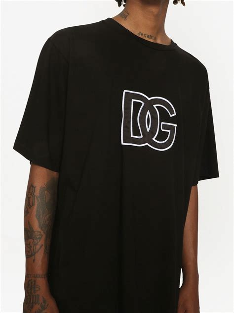 Dolce Gabbana Playera Con Logo Dg Estampado Farfetch