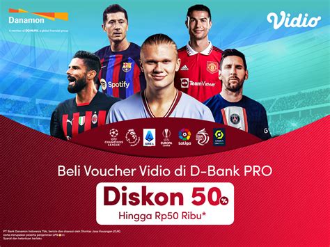 Beli Voucher Vidio Di D Bank PRO Diskon Paket Vidio Sampai 50 Vidio