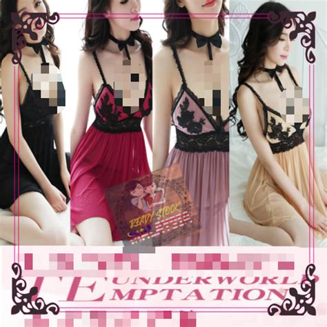 Ganganmai Baju Tidur Seksi Wanita Lingerie Sexy Wear Does Not