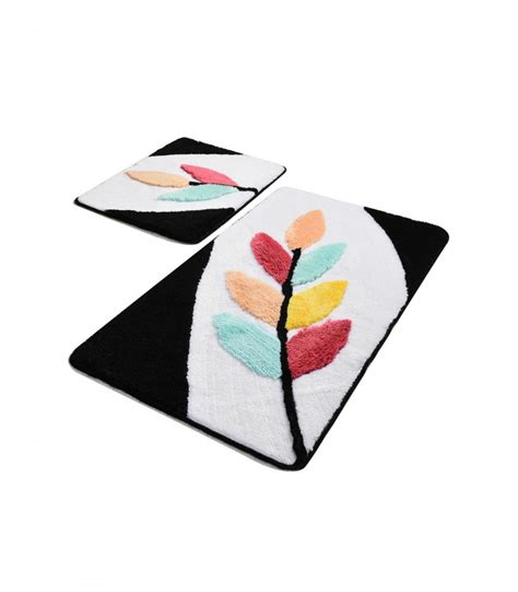 Set Covoare Baie Marlow X Cm X Cm Antiderapant Multicolor