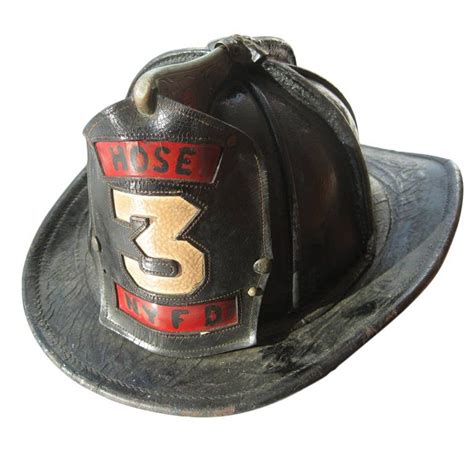 Early 20th Century Fire Fighter Hat From A Unique Collection Of