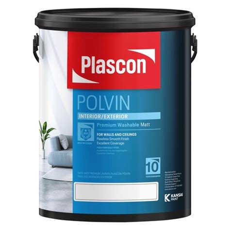 Plascon Polvin Interior Exterior For Wall Ceilings Super Acrylic