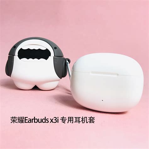 荣耀X3i耳机壳卡通Honor亲选Earbuds X3i保护套wingcloud无线蓝牙耳机套WT50106-01硅胶软壳earbudsx3i ...