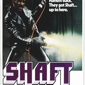 SHAFT Movie Poster Blaxploitation - Etsy