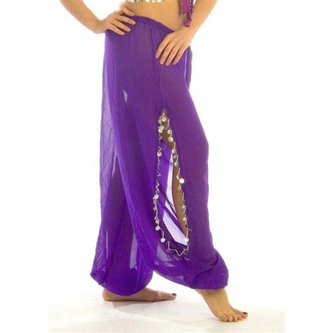 Belly Dance Plus Size Chiffon Harem Pants With Side Slits Maiden Dance Plus 24 99 Usd