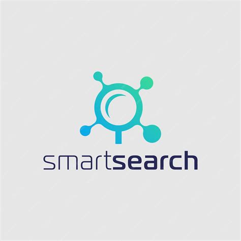 Premium Vector | Smart search logo and icon. playful logo featuring a