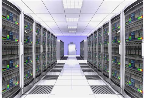 Server Room In Datacenter — Stock Photo © Scanrail 108038062