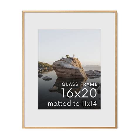 16x20, Brass Aluminum Glass Frame – Haus and Hues