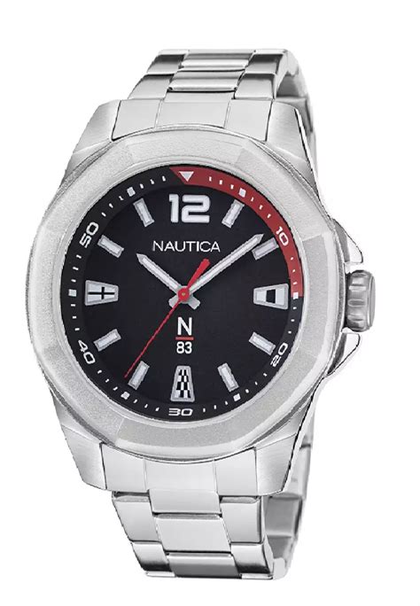 Jual Nautica Watch Nautica Jam Tangan Pria Tortuga Bay NAPTBF104 Silver