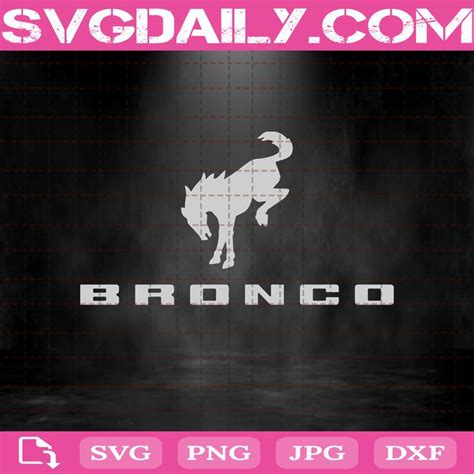 Ford Bronco New Logo Svg, Bronco Svg, Bronco Logo Svg, Svg Cricut ...