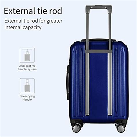 Fochier F Hard Shell Luggage 3 Piece Set With Spinner Wheels Expandable Lightweight Suitcase