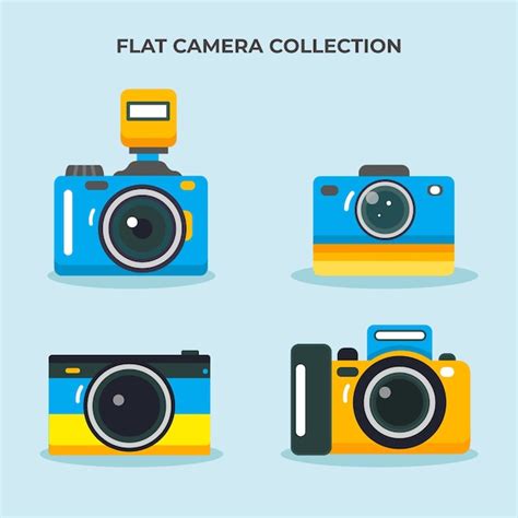 Colorful Camera Vectors And Illustrations For Free Download