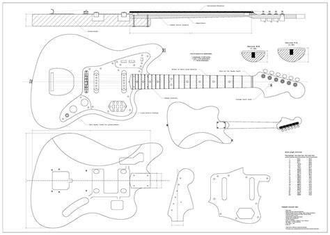 Разделочная доска гитара своими руками чертежи - фото