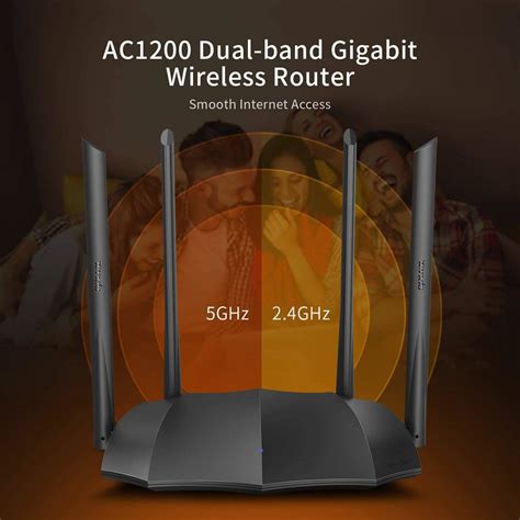 Tenda Ac Router Wifi Ac Dual Band Ghz Ghz Xwan Lan Gigabit