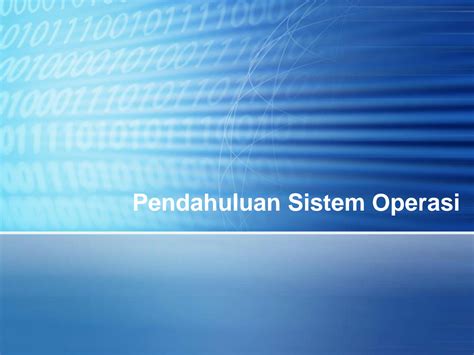 SOLUTION 01 So Pendahuluan Sistem Operasi Studypool