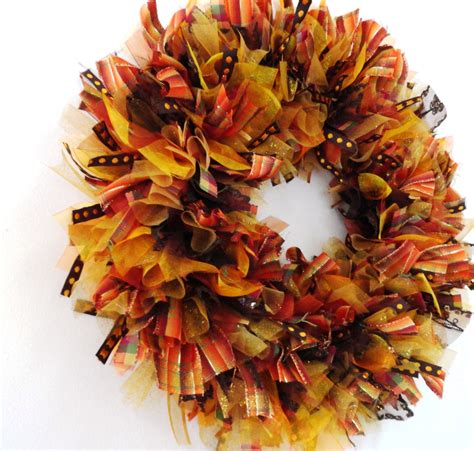 Fall Ribbon Wreath Fall Ribbon Wreath Ribbon Wreath Fall Ribbons