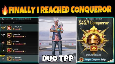 FINALLY I REACHED DUO TPP CONQUEROR SAMSUNG A3 A5 A6 A7 J2 J5 J7 S5