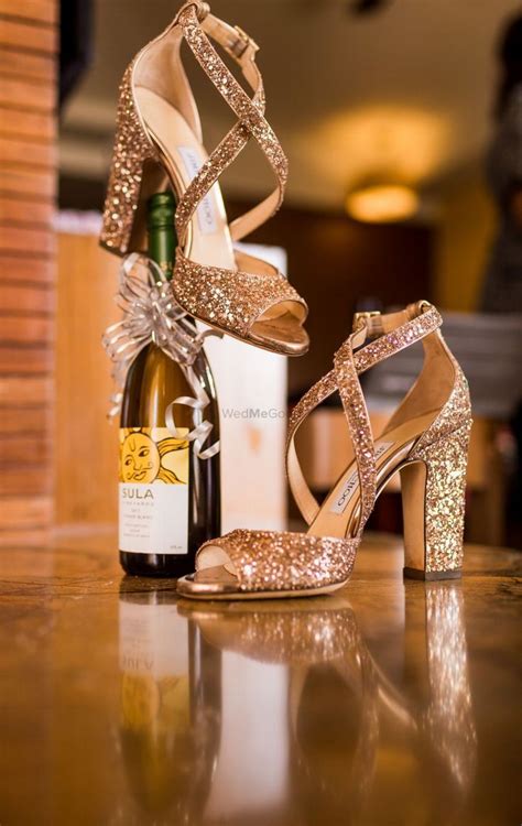 Gold High Heels For Wedding