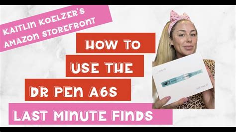 How To Use The Dr Pen A6S Microneedling Step By Step YouTube