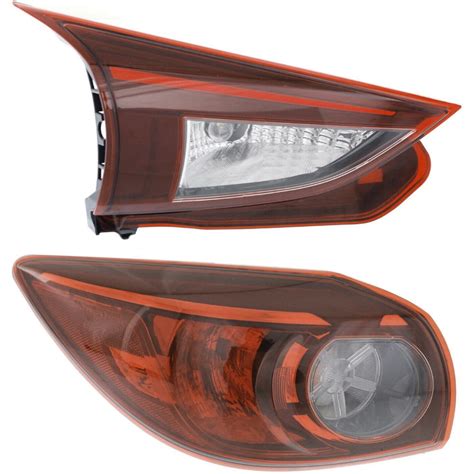 Teledu Pair Tail Lights Taillights Taillamps Brakelights Set Of