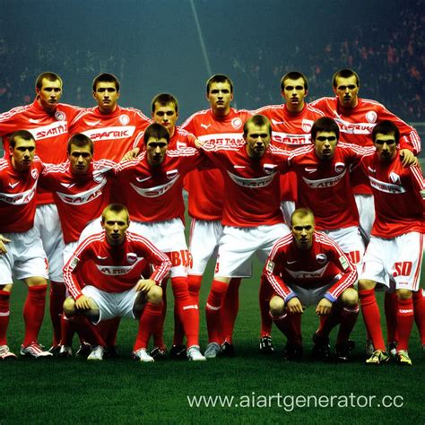 Passionate Moments on the Field Spartak Moscow Football Club in Action ...