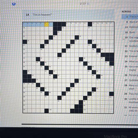 Today’s crossword lookin a lil sus : r/crossword