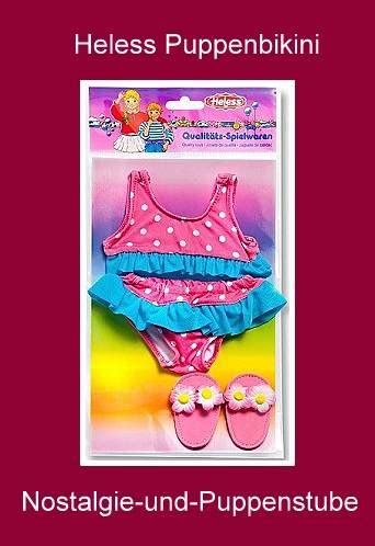 Puppenkleidung Puppen Bikini mit Badeschläppchen von nur 15 90 EUR
