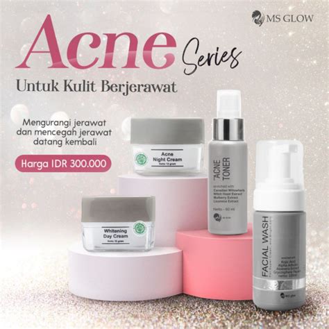 Jual Paket Acne Series Msglow Free Jjglow Mini Shopee Indonesia