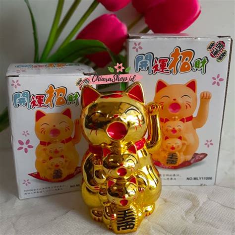 Jual Kucing Hoki Maneki Neko Patung Lucky Cat Pajangan Kucing Kecil