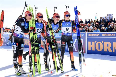 Biathlon Ski Nordique Les Quipes Nationales D Allemagne Pour La