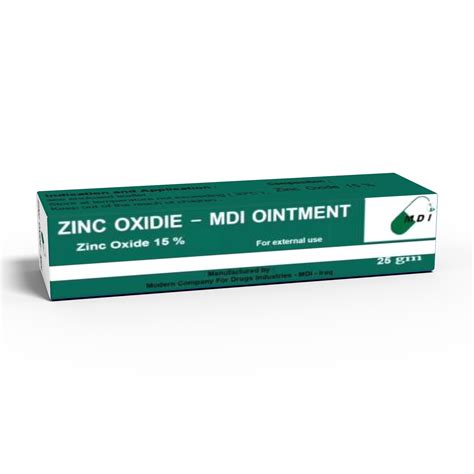 Zinc Oxide Mdi Ointment Mdi