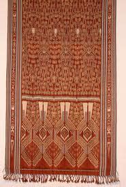 Warp Ikat Decorated Pua Kumbu An Iban Dayak Ceremonial Textile From