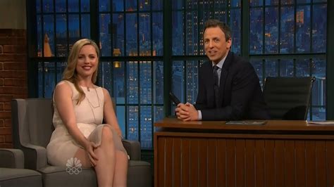 Naked Melissa George In Late Night With Seth Meyers