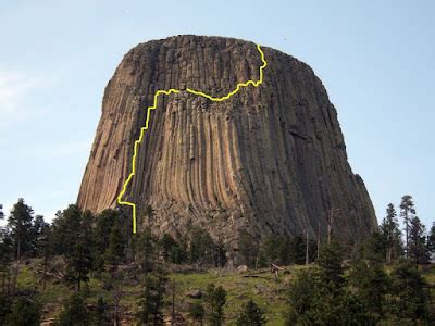 Devils Tower Climbing Routes