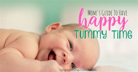 BEST TUMMY TIME TIPS WITH MILESTONE CHART Simple Mom Project