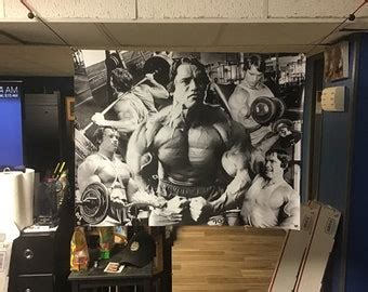 Huge 44x32 PUMPING IRON Arnold Schwarzenegger Vinyl Banner Etsy